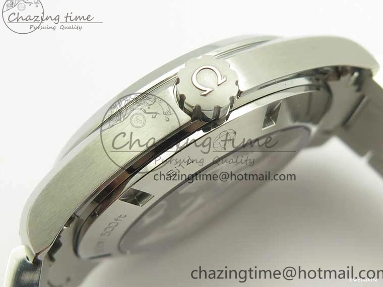 0127 Aqua Terra 150M SS VSF 1:1 Best Edition Blue Wave Textured Dial YG Hand on SS Bracelet A8500 Super Clone Sporty 8026